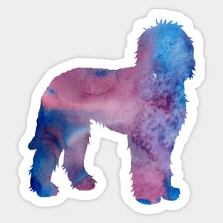 Doodle Dog Silhouette Sticker